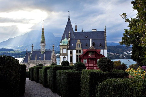 Lucerne: visite privée à pied des villas et des châteaux du lac des Quatre-CantonsLucerne: Villas et châteaux au lac des Quatre-Cantons