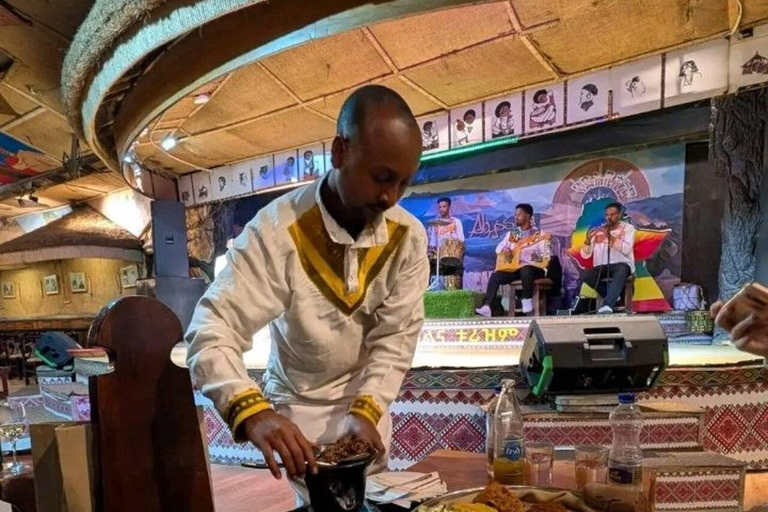 Addis Ababa: Ethiopian Food and Nightlife Tour with Show