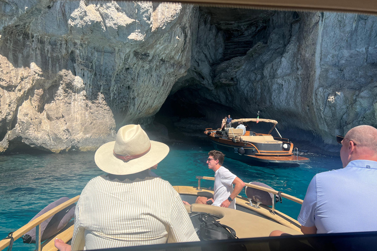 Capri Boat Tour with Blue Grotto and Original Tarantella Full Day - Shared - Departure From Amalfi