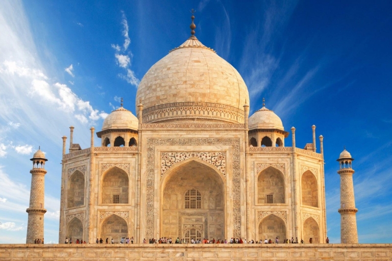 Visita guiada sin colas al Taj MahalVisita guiada en coche al Taj Mahal sin hacer cola