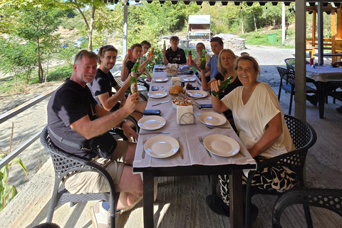 Hike to Pirogoshi Cave, Bogove Waterfall & Osumi Canyon