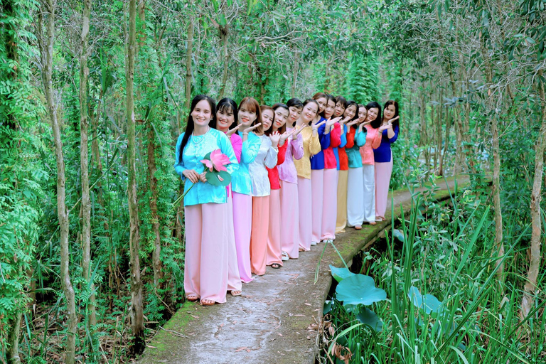 Authentieke Mekong Delta My Tho fietsavonturentourLunch is inbegrepen