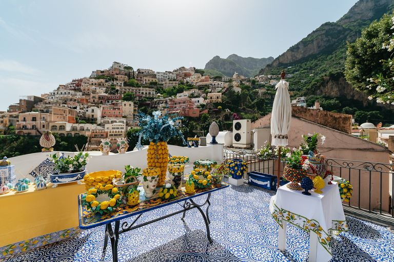 Von Sorrent: Ganztägige gemeinsame Bootstour nach Amalfi und Positano9:00 Uhr Abfahrt - Gruppentour ohne Abholung