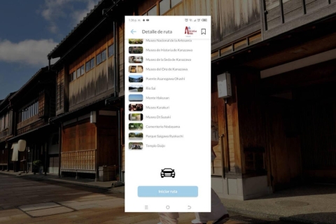 Kanazawa App für selbstgeführte Touren mit mehrsprachigem AudioguideKanazawa App für selbstgeführte Touren mit Audioguide