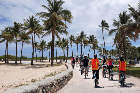 Miami Beach: Tour guiado de bicicleta com degustação gastronómica (Adultos)