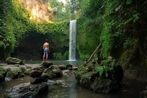 Ubud : Cascades, rizières, temple de l'eau et forêt de singes