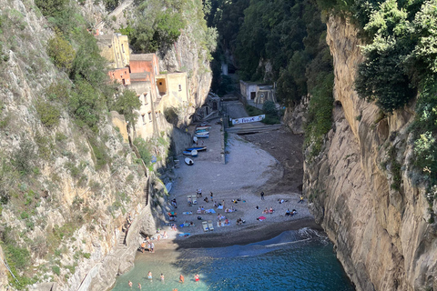 Z Positano: Wycieczka po wybrzeżu Amalfi z rejsem wycieczkowym łodzią