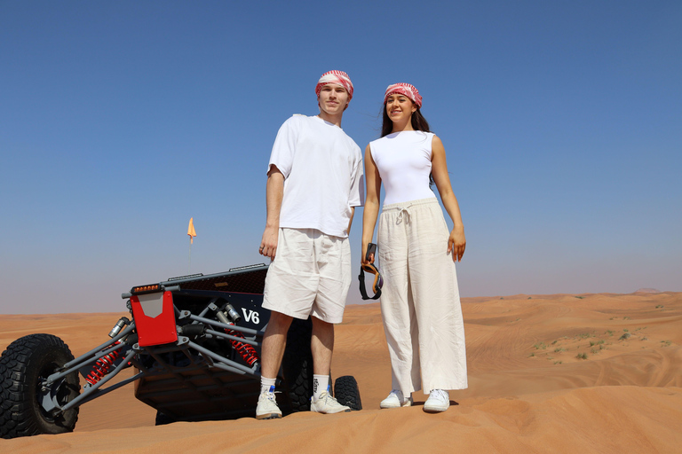 Passeio de buggy pelas dunas de 3000cc e jantar de luxo com churrasco no Heritage Camp