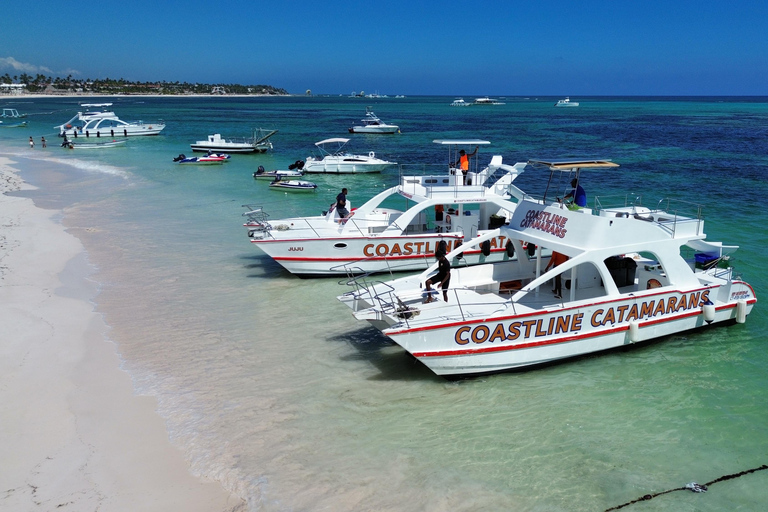 Punta Cana : Fête en bateau avec plongée en apnée et arrêt en piscine naturelle