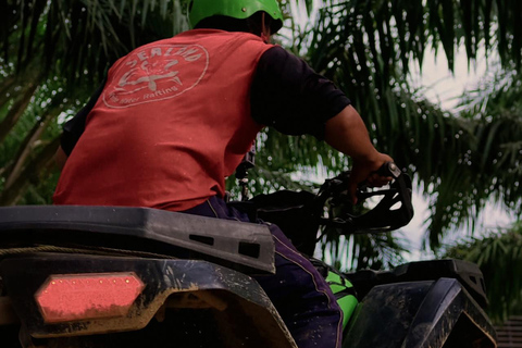 From Khao Lak: ATV & Rafting with Waterfall and Temple Visit From Khao Lak: Rafting 9 km. + ATV + Waterfall + Temple