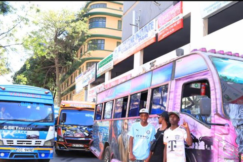 Nairobi: Matatu Culture Tour with Music, Art & Street Vibes Nairobi moving art with music.
