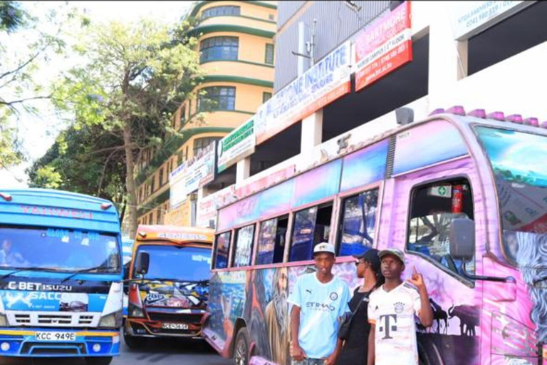 Nairobi: Matatu Culture Tour with Music, Art & Street Vibes Nairobi moving art with music.
