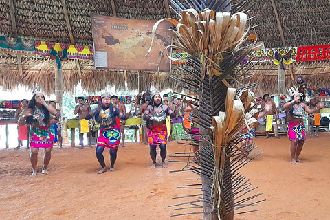 Panama City: Emberá Village & Chagres River Canoe Tour