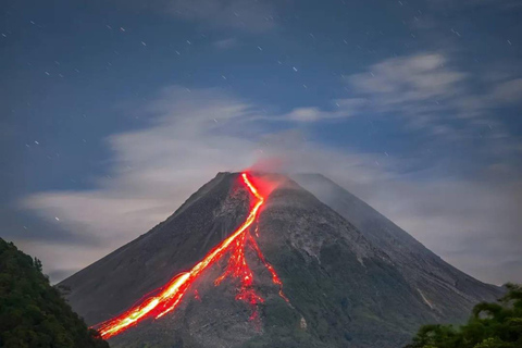 Merapi Sunrise & Lava Viewpoint Hiking Tour Private Tour Merapi Lava Flow viewpoint from Arum sari