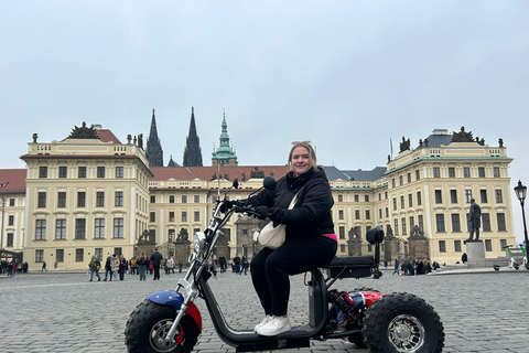 Grand City Tour on Electric Trike in Prague - Live Guided 1.5 Hour : 2 persons on 1 Trike
