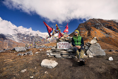 4-Daagse betoverende Mardi Himal trektocht met gids Pokhara