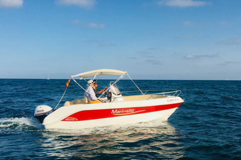 Boat rental without license Cabo Roig 4 Hours