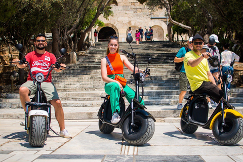 Athens: Premium Guided E-Scooter Tour in Acropolis AreaAthens: Guided E-Scooter Tour in Acropolis Area