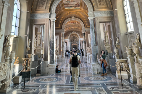 Vatikanstaten: Rundtur i museet och Sixtinska kapellet