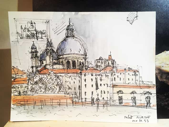Venise : atelier aquarelle et dessin à la Giudecca