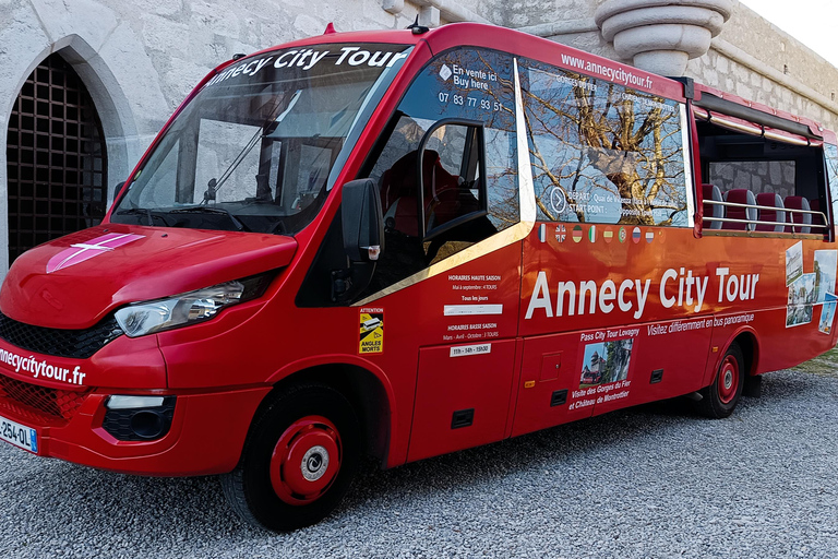 Tour di Annecy in un autobus cabriolet
