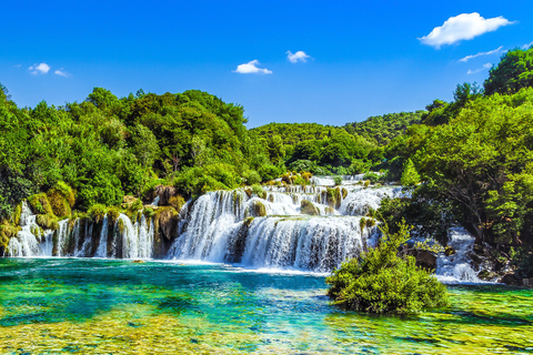 Spalato: tour di un giorno al Parco nazionale di Krka con degustazione di viniDa Split