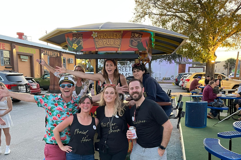 Private Trolley Pub w/ Bar+Mural Stops: up to 15ppl