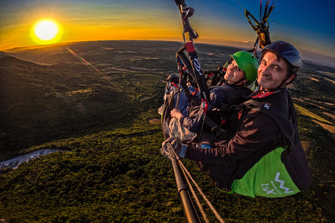 Tandem Paragliding Flight near Veliko Tarnovo Take-off Sopot