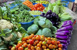 Kathmandu: Marktbesuch am Vormittag mit nepalesischem Frühstück