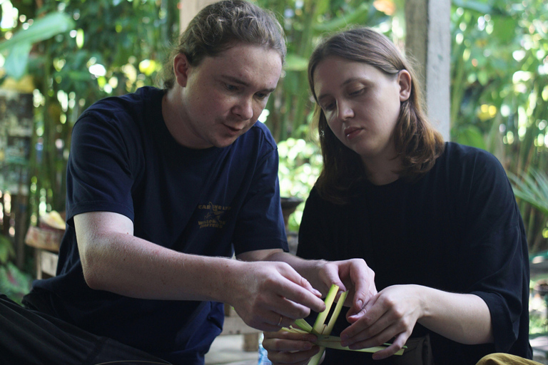 Balinese Offering Making, Meditation & Purification in Ubud