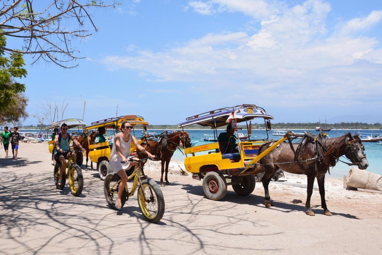 Gili Trawangan 3-Island Snorkeling and Cycling Adventure Gili Trawangan 3-Island Snorkeling and E Bike Adventure