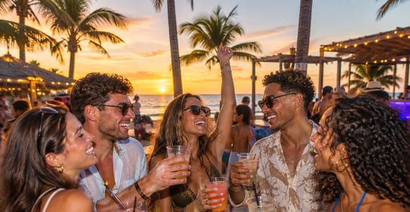 Oranjestad: Ludwig’s Private Beach Bar Crawl Party