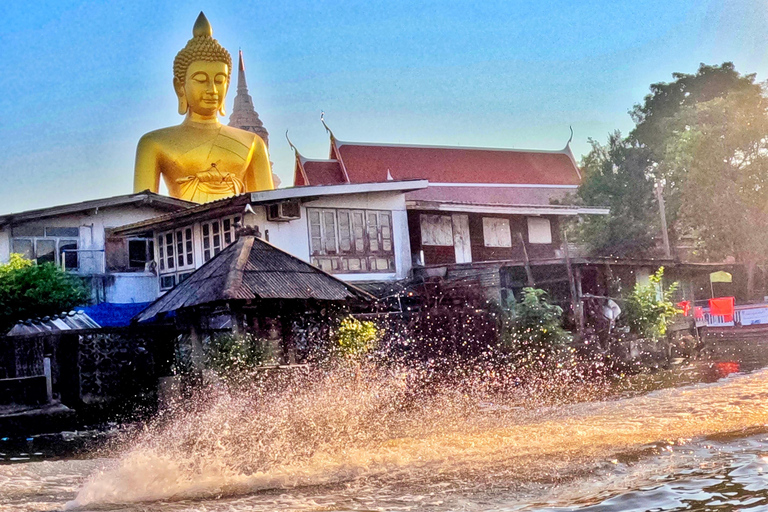 Bangkok: Highlight Tuk-Tuk, Canal Tour, Food Tour & Wat Arun