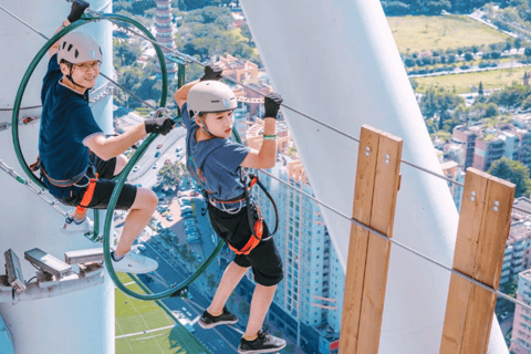 Guangzhou: Canton Tower Spännande Skywalk äventyrBlå linjen (198m)