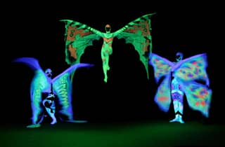 Prag: Ticket für die Schwarzlicht-Theater-Show