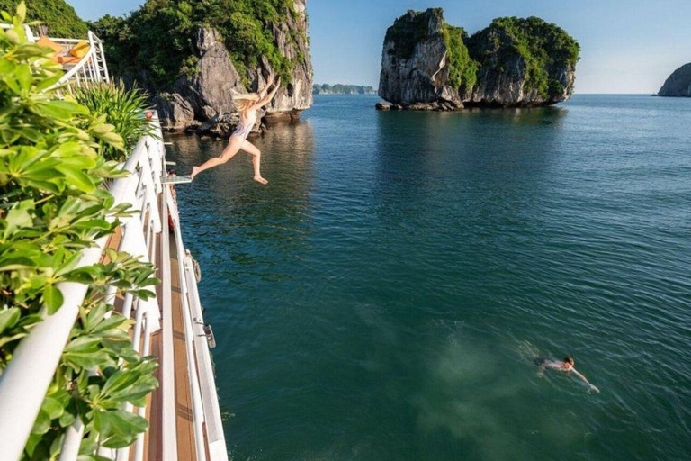 Vanuit Hanoi: Transfer van of naar Halong Dagelijkse Limousine BusVan Hanoi naar Ha Long