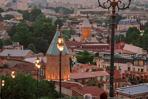 Tbilisi: City Highlights Tour by Car with Chronicles & Wine Private Tour With Hotel Pick-up