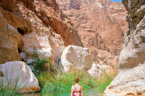 Wadi shab : tour de día completo