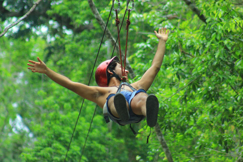 Cenote Route: Horseback Ride, Cenote Swim, Zipline, ATV Tour SHARED ATV + Cenote + Zipline + Horseback Ride + Lunch