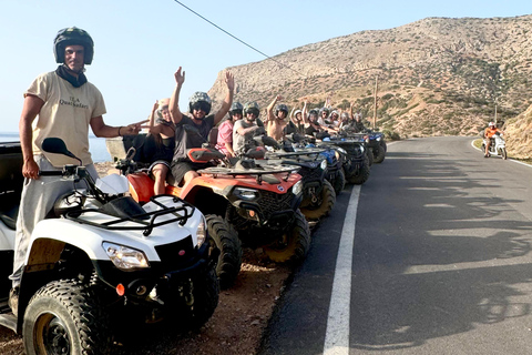 Creta: Safari in quad con esplorazione della città fantasma