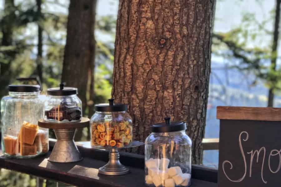 Coeur d'Alene: Zipline-Tour mit S'mores und Zwischenstopp im Baumhaus. Foto: GetYourGuide