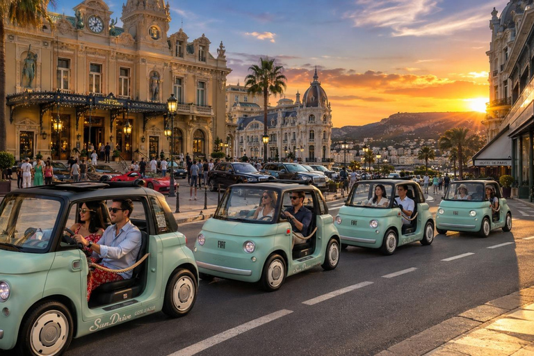 Saint-Jean-Cap-Ferrat & Monaco: Tour in a 100% electric Fiat Topolino 2-hour Panoramic Tour of Monaco