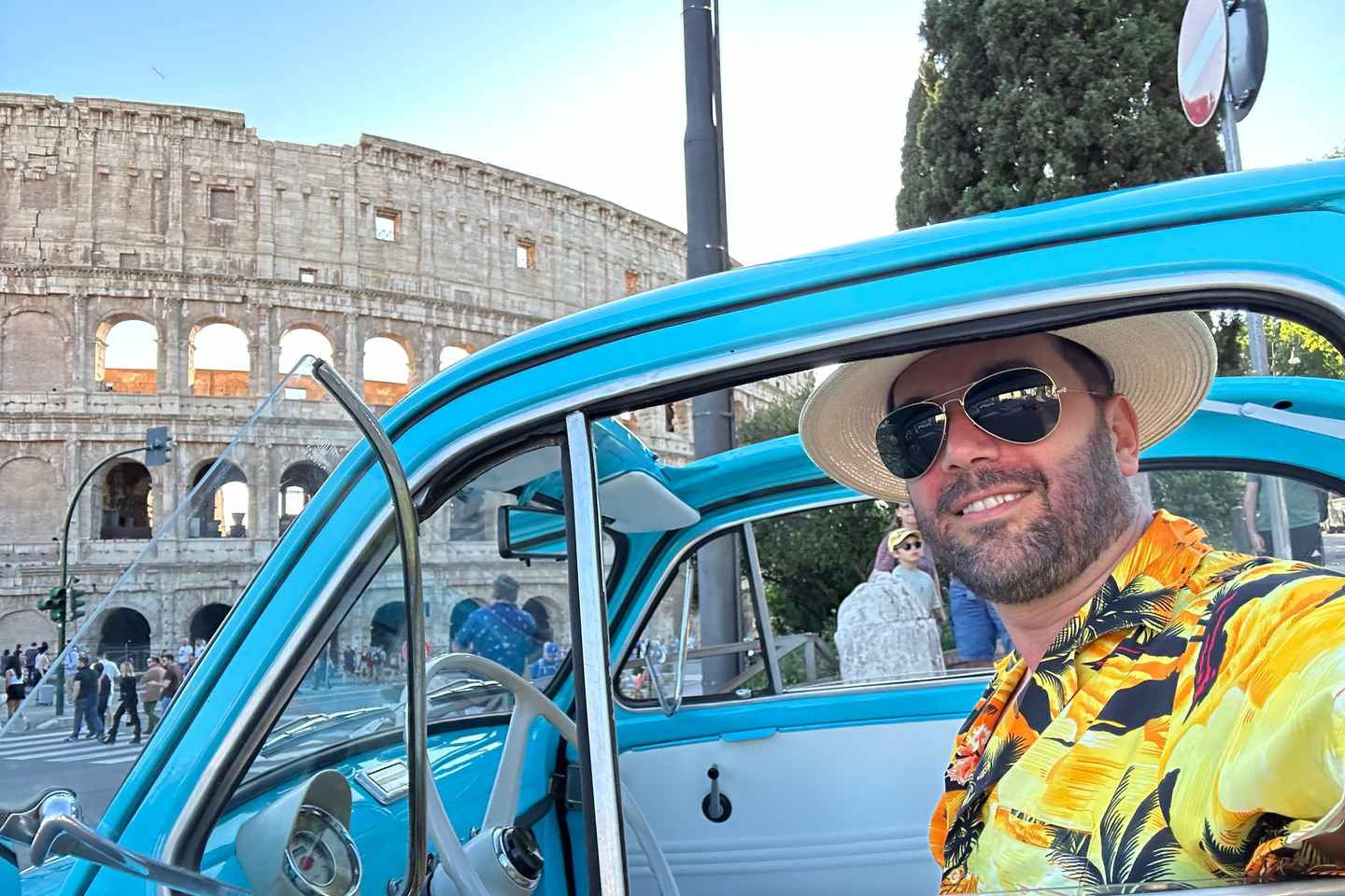 Rome: only V.I.P fiat vintage tour