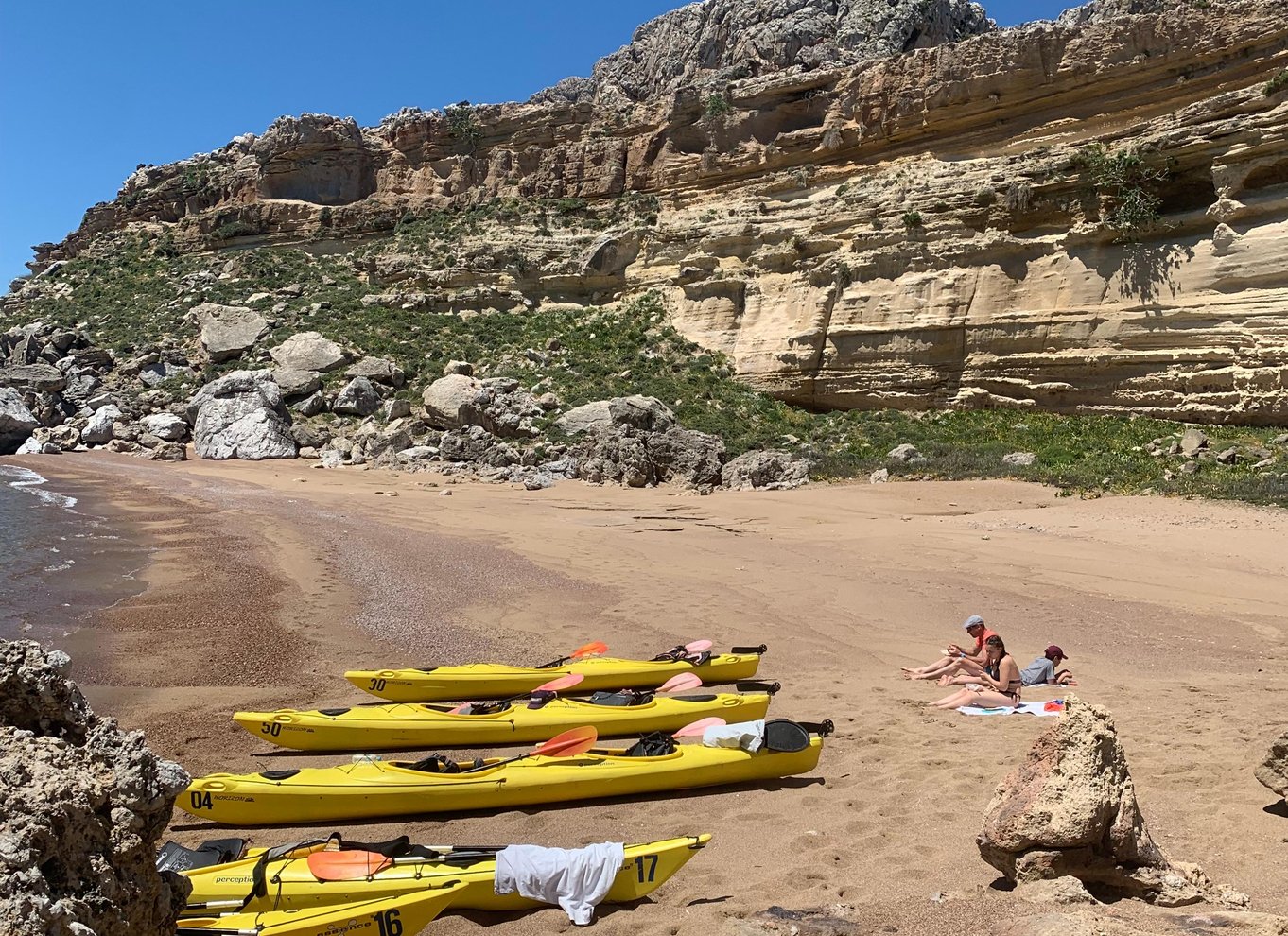 Havkajak på Rhodos "I piraternes fodspor"