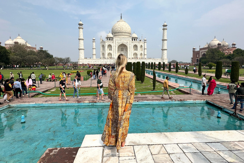 Vanuit Delhi: 4-daagse rondleiding naar Agra, Ranthambore &amp; JaipurTour zonder hotelovernachting