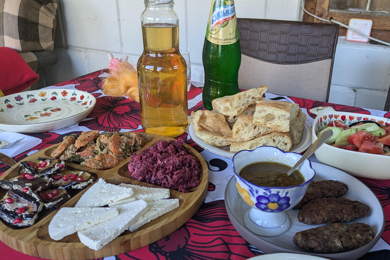 From Tbilisi: Chiatura Cable Cars, Katskhi & Family Lunch