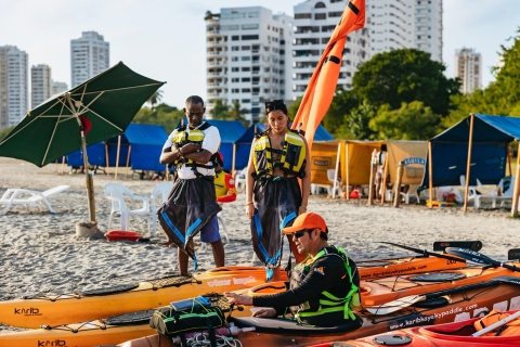 Cartagena: Sunset Sea Kayaking Tour Meeting Point - Shared Group