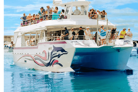 Malta: Comino Catamaran Cruise with Blue & Crystal Lagoon Morning or afternoon Half day cruise with 2 swimming stops