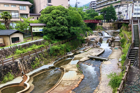 Osaka: Castello di Himeji, Arima Onsen e Monte Rokko Tour di 1 giorno in autobus