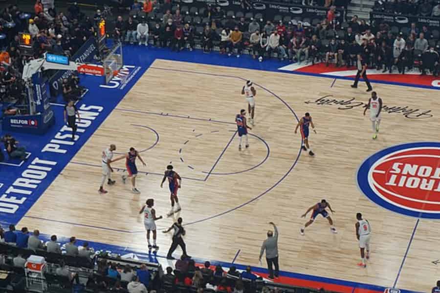 Detroit: Detroit Pistons Basketball Spiel Ticket. Foto: GetYourGuide